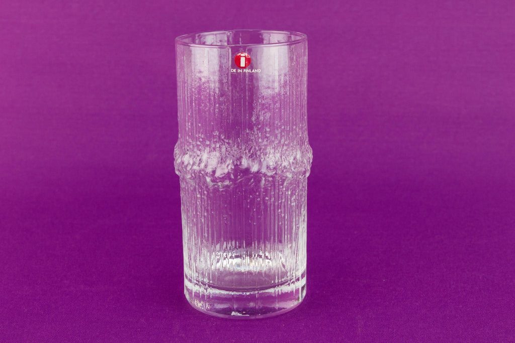 3 Highball glasses by Iittala, Finland 1970s