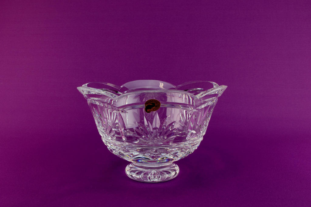 Cut glass fruit bowl by Waterford