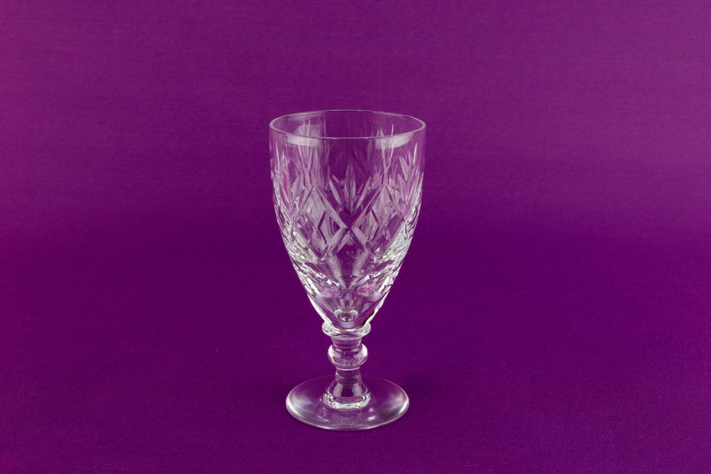 4 Webb Corbett port glasses, English 1960s