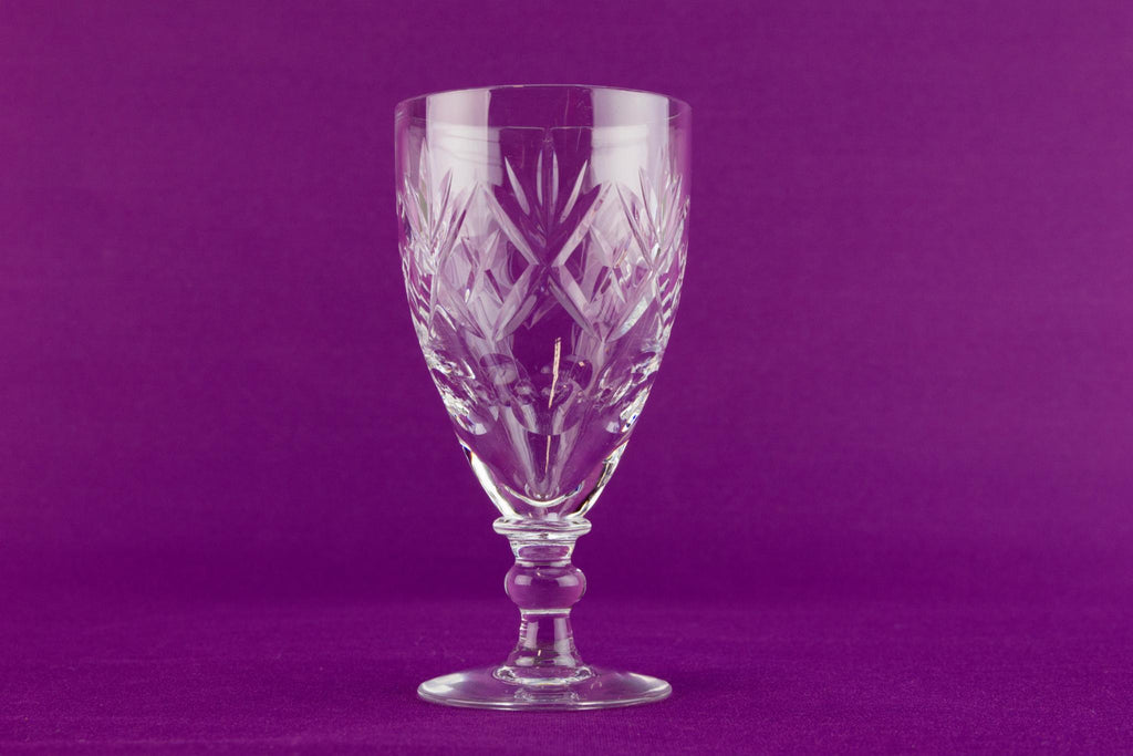 4 Webb Corbett port glasses, English 1960s
