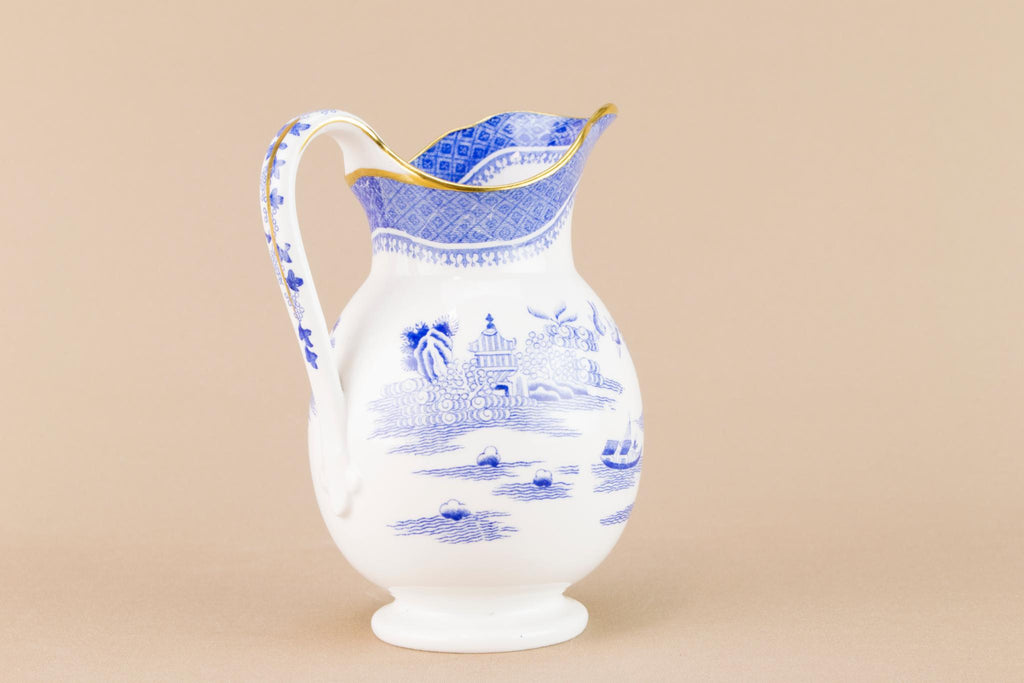 Copeland blue and white milk jug, English Early 1900s