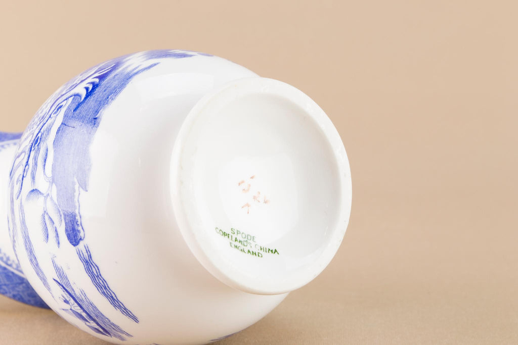 Copeland blue and white milk jug, English Early 1900s