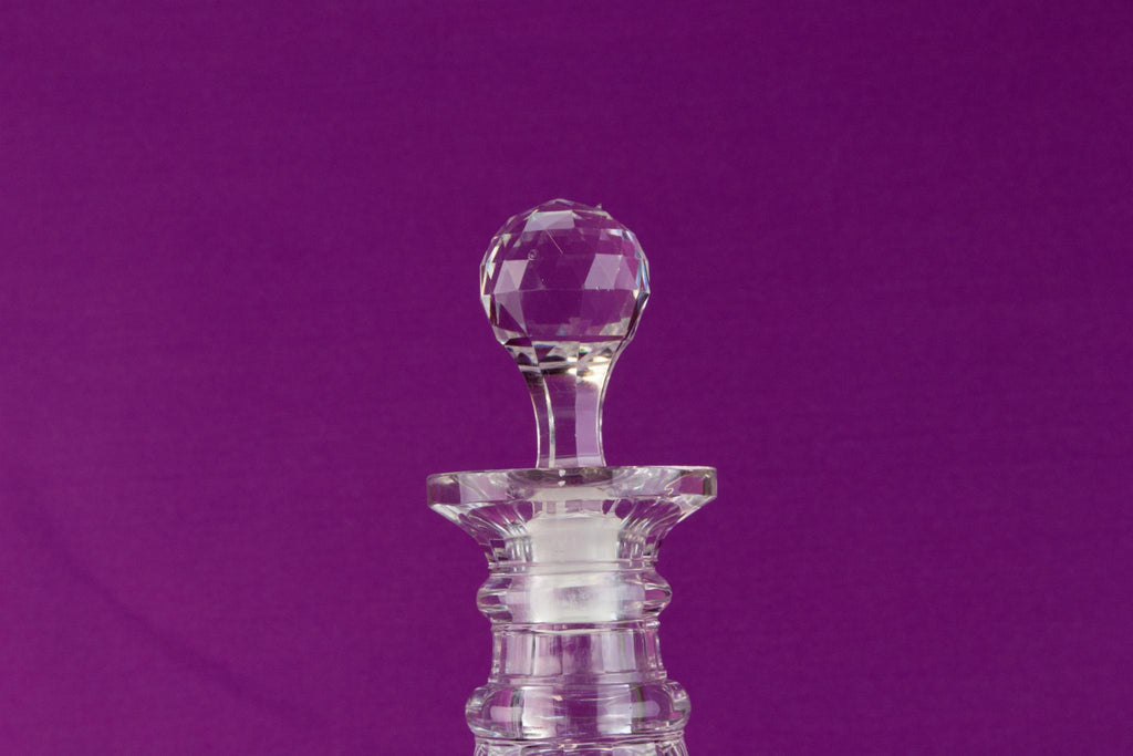Cut Glass Port Decanter, English 1830s