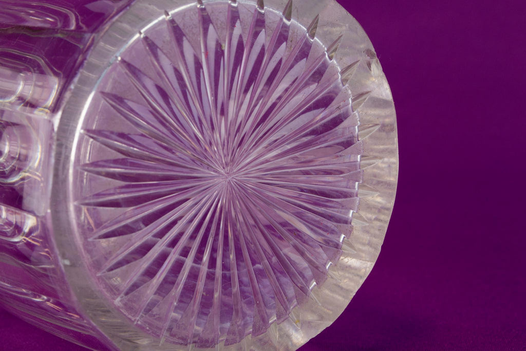 Cut Glass Port Decanter, English 1830s