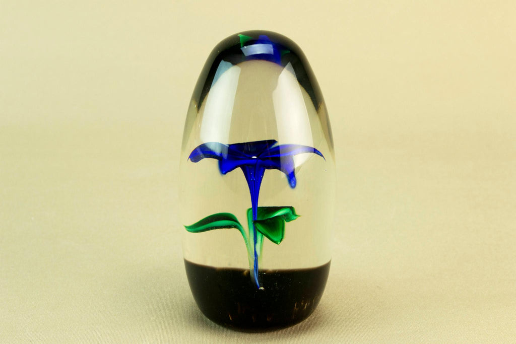 Strathearn glass paperweight, Scottish 1970s
