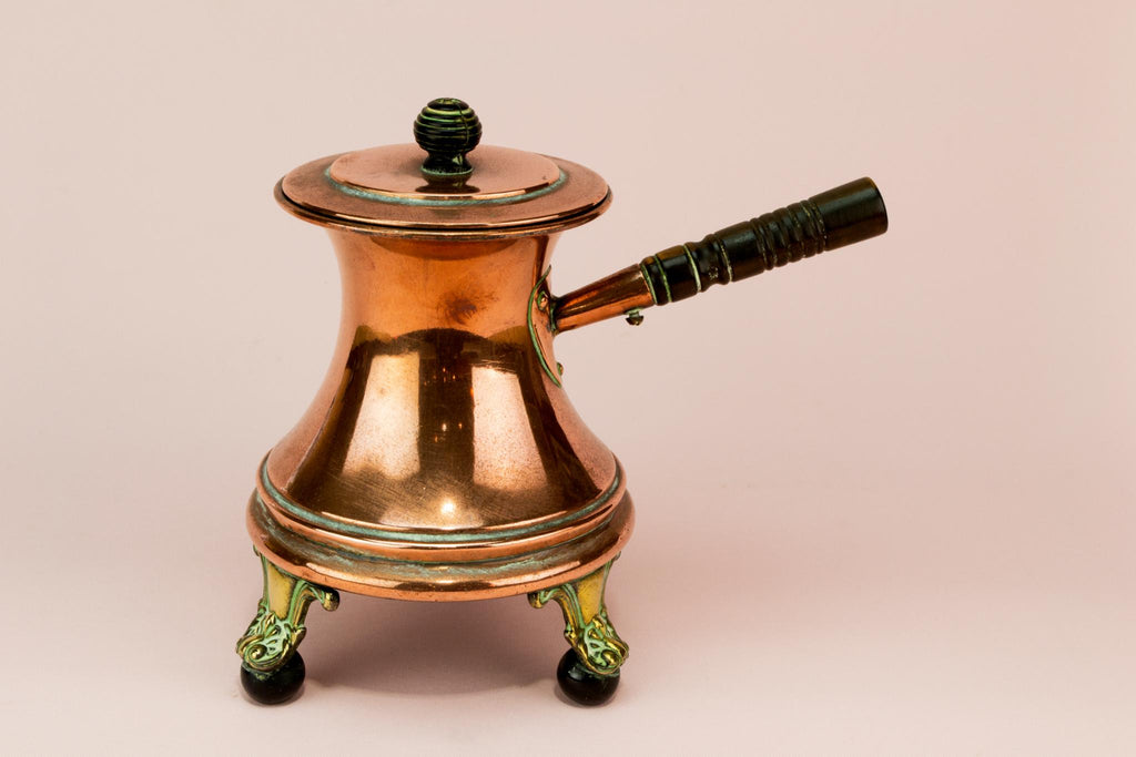 Arts & Crafts Copper Coffee Pot, English 1890s