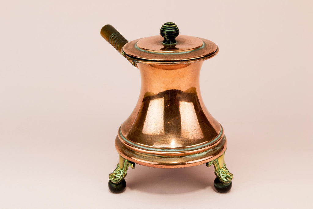 Arts & Crafts Copper Coffee Pot, English 1890s