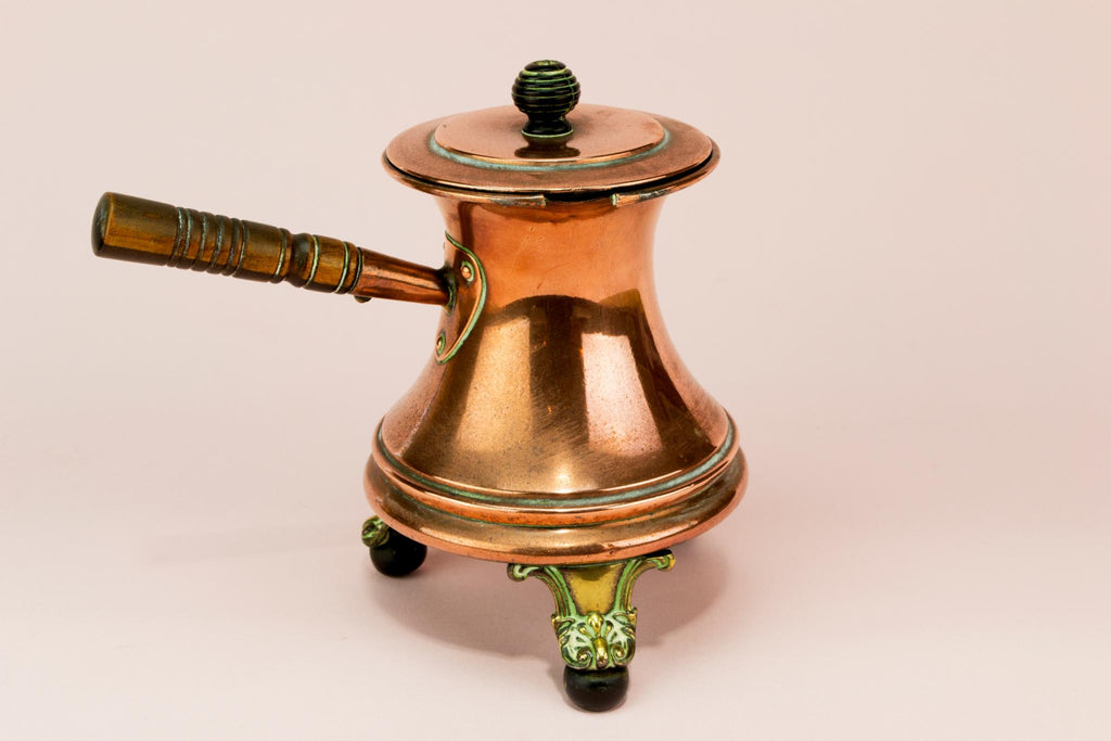Arts & Crafts Copper Coffee Pot, English 1890s