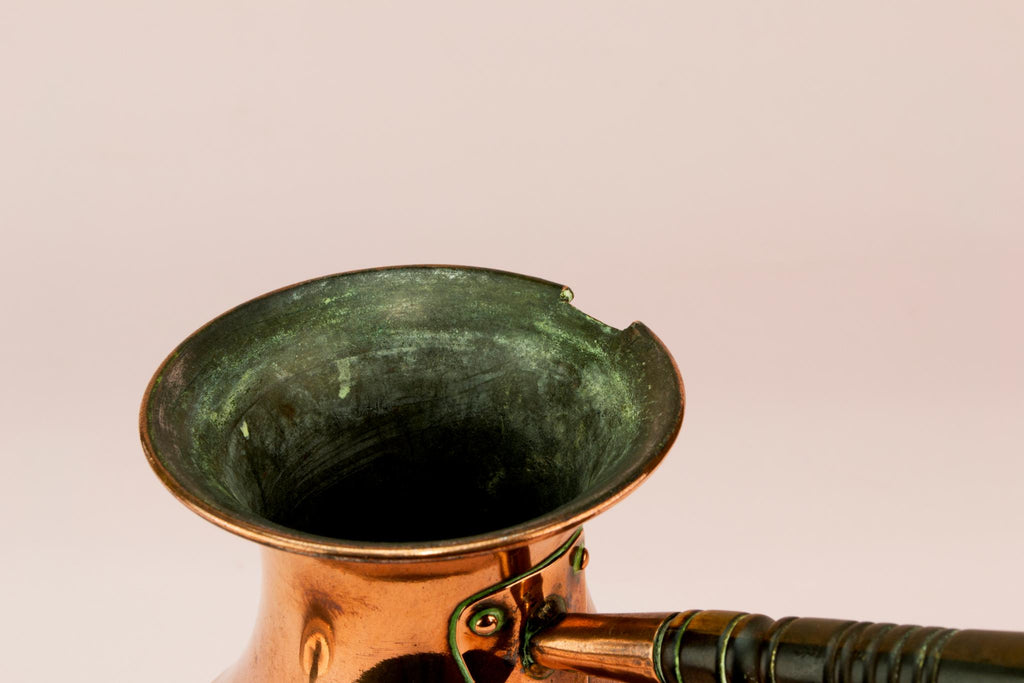 Arts & Crafts Copper Coffee Pot, English 1890s