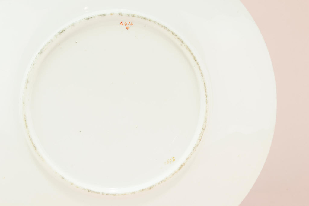 Royal Worcester dessert plate, English 1890s