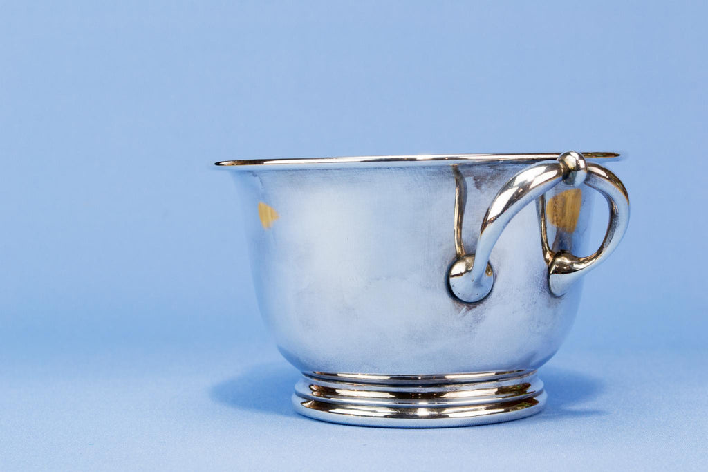 Small silver plated ice bucket, English circa 1900