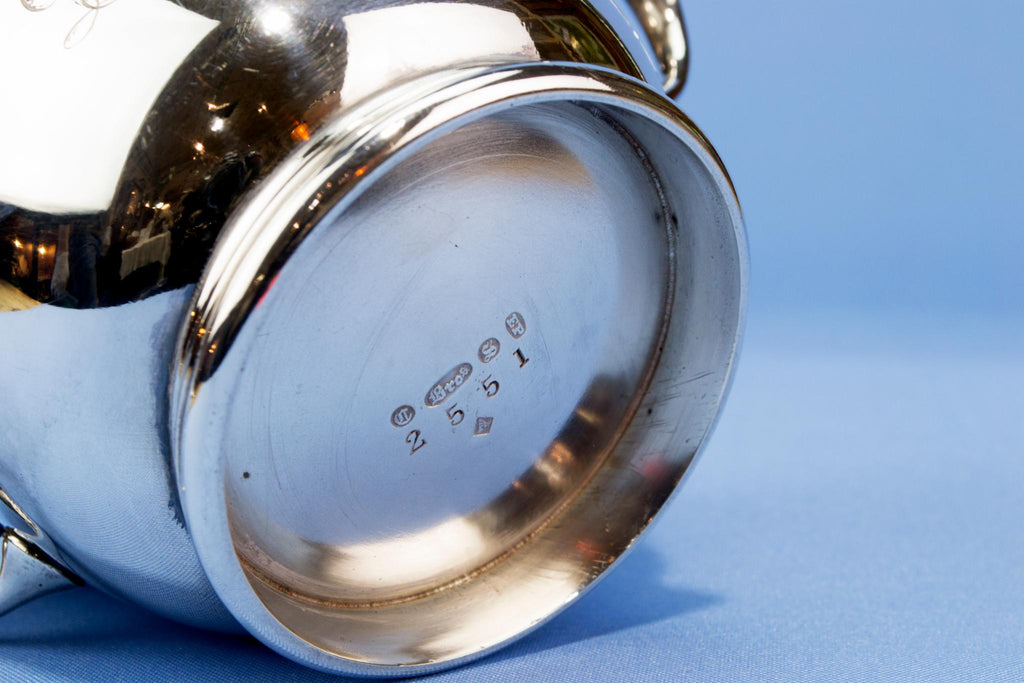 Small silver plated ice bucket, English circa 1900