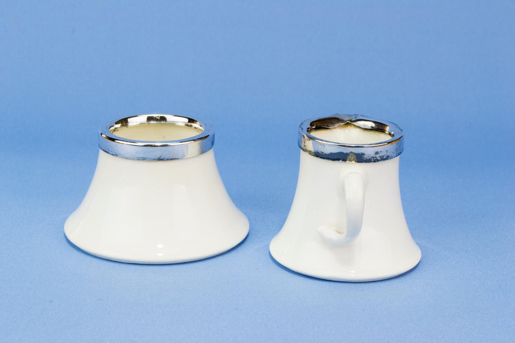 Coalport milk and sugar set, English circa 1900
