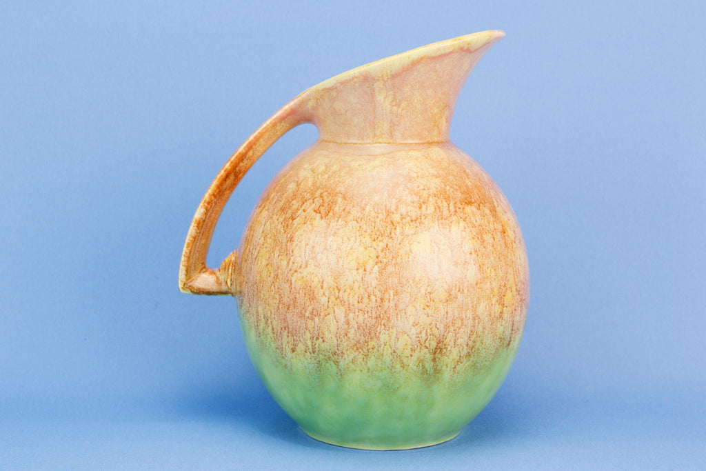 Art Deco globular water jug, English 1930s