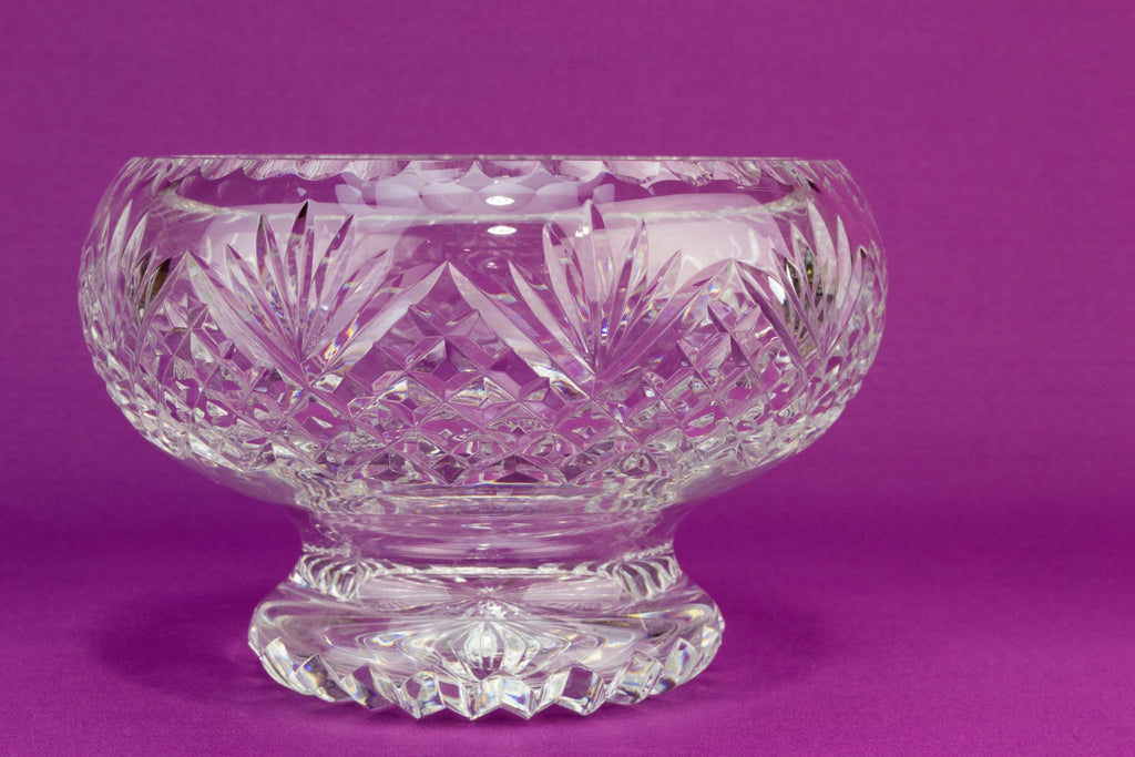 Royal Brierley Cut Glass Serving Bowl