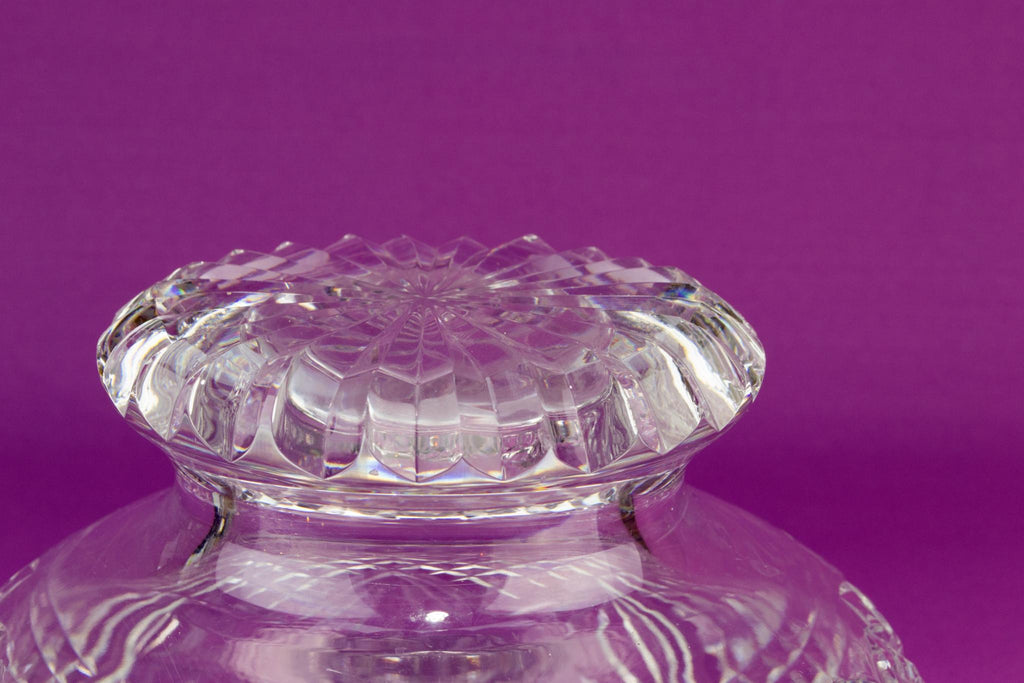 Royal Brierley Cut Glass Serving Bowl
