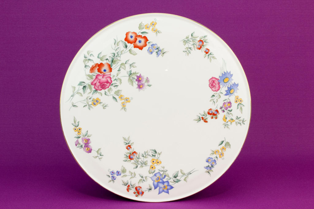 Wedgwood Avebury floral cake platter