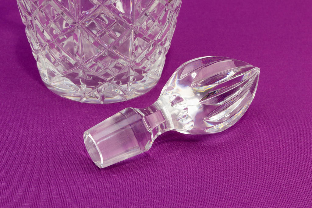 Cut Glass Table Wine Carafe
