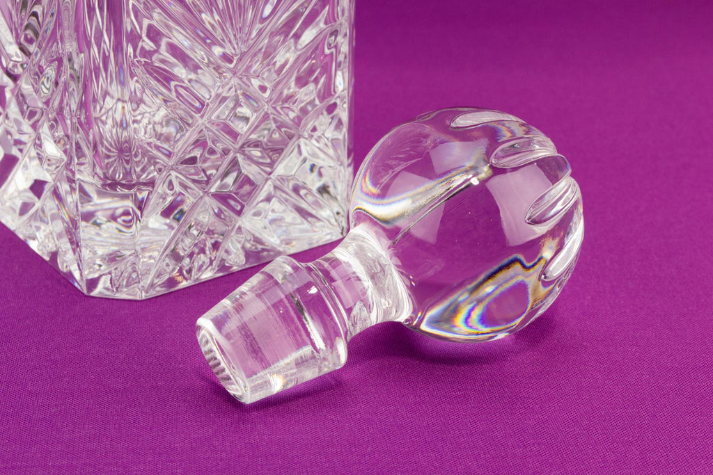 Traditional Square whisky decanter
