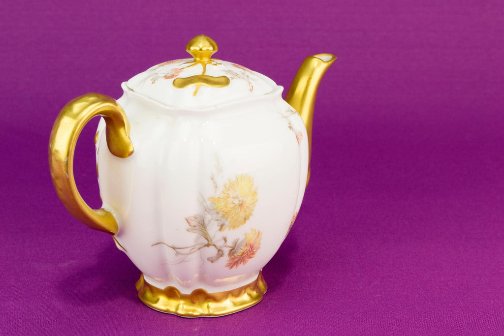 Haviland Limoges Art Nouveau Teapot, French circa 1910