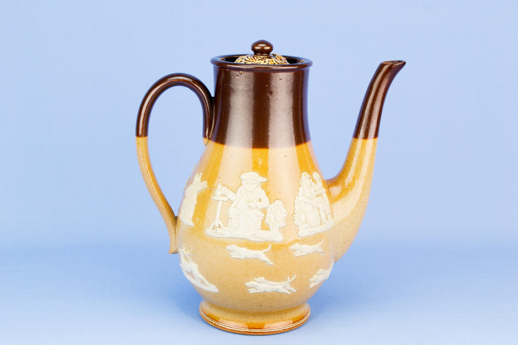 Tall Royal Doulton Coffee Pot. English 1890s