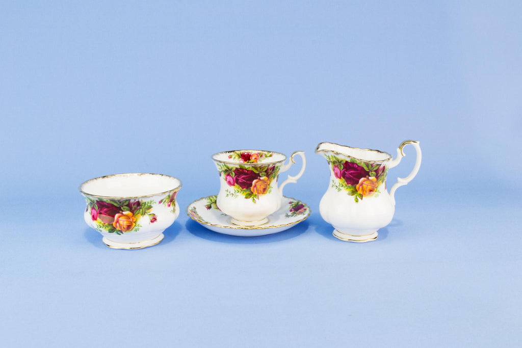 Royal Albert tea set for 6, English circa 1970