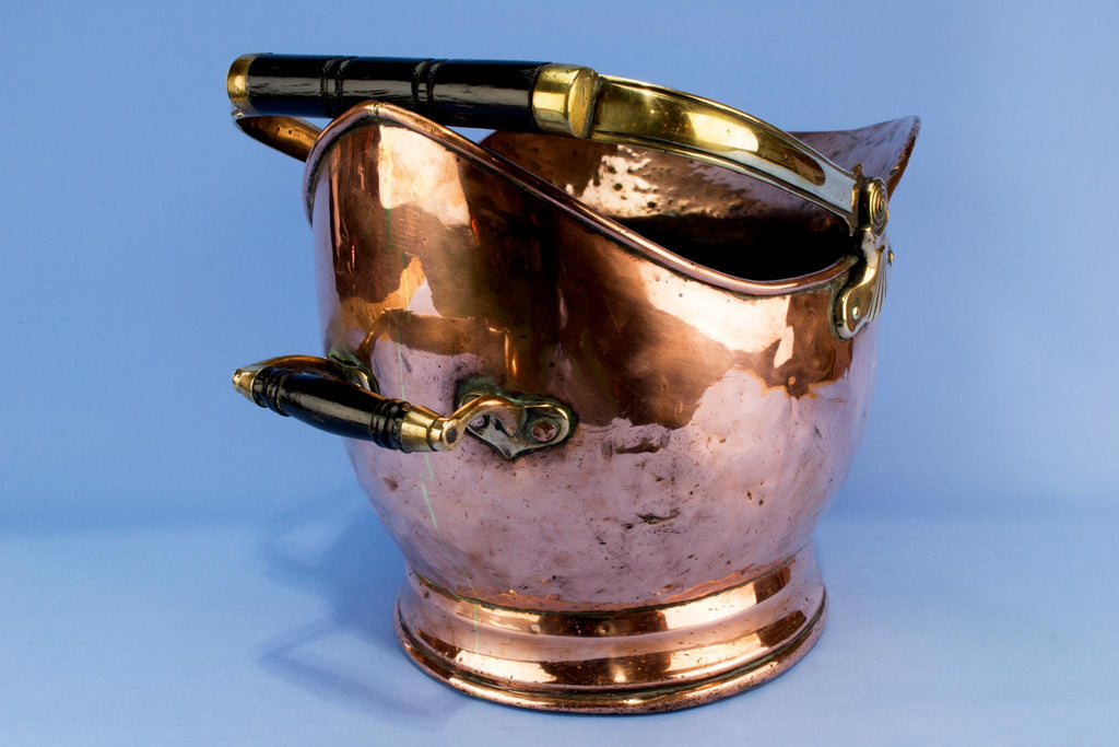 Large copper wine & champagne cooler, English 19th century