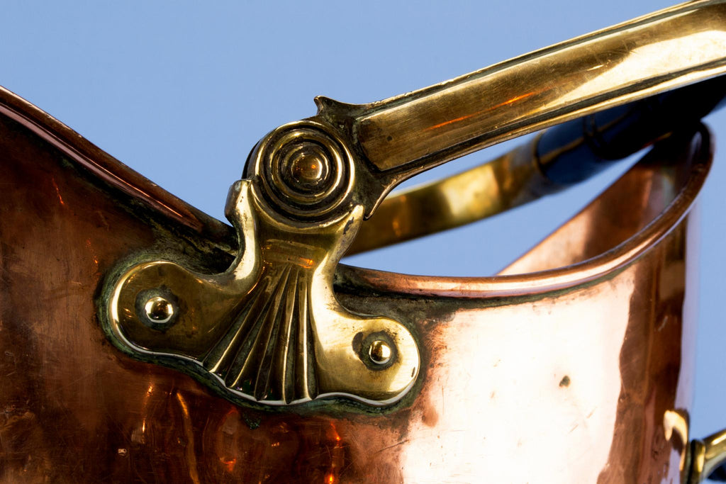 Large copper wine & champagne cooler, English 19th century