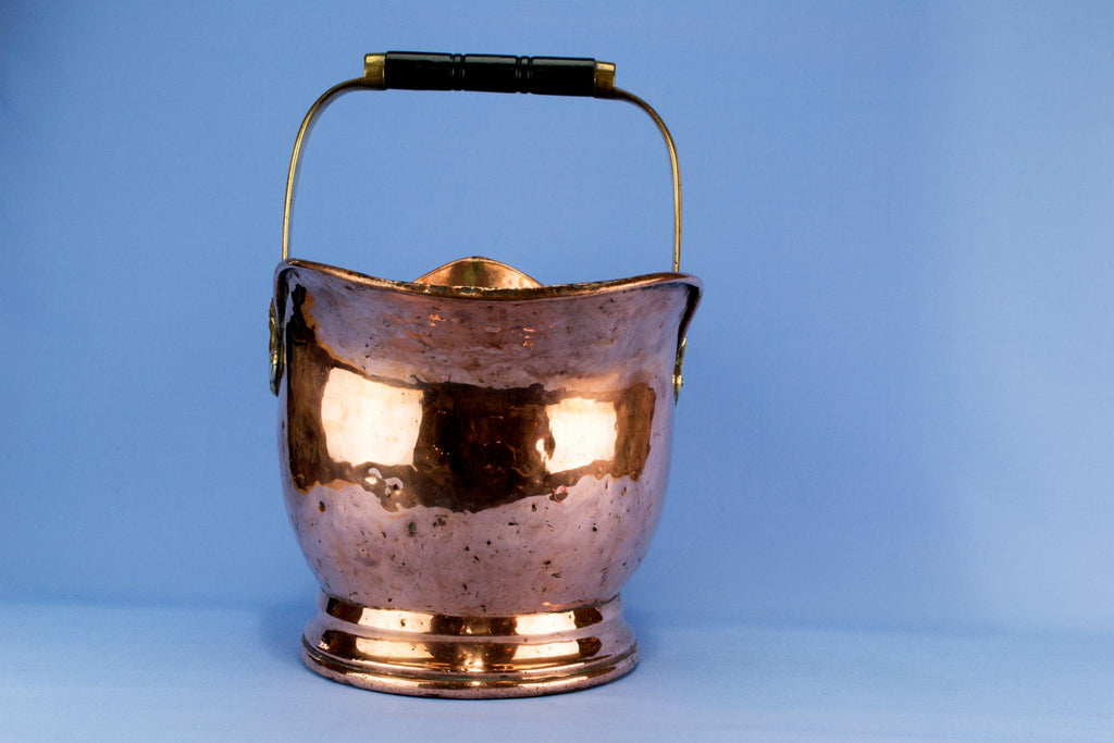 Large copper wine & champagne cooler, English 19th century