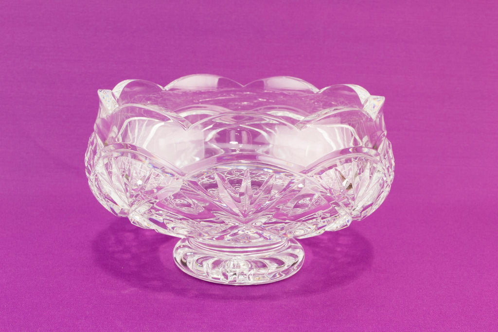 Waterford cut crystal glass bowl