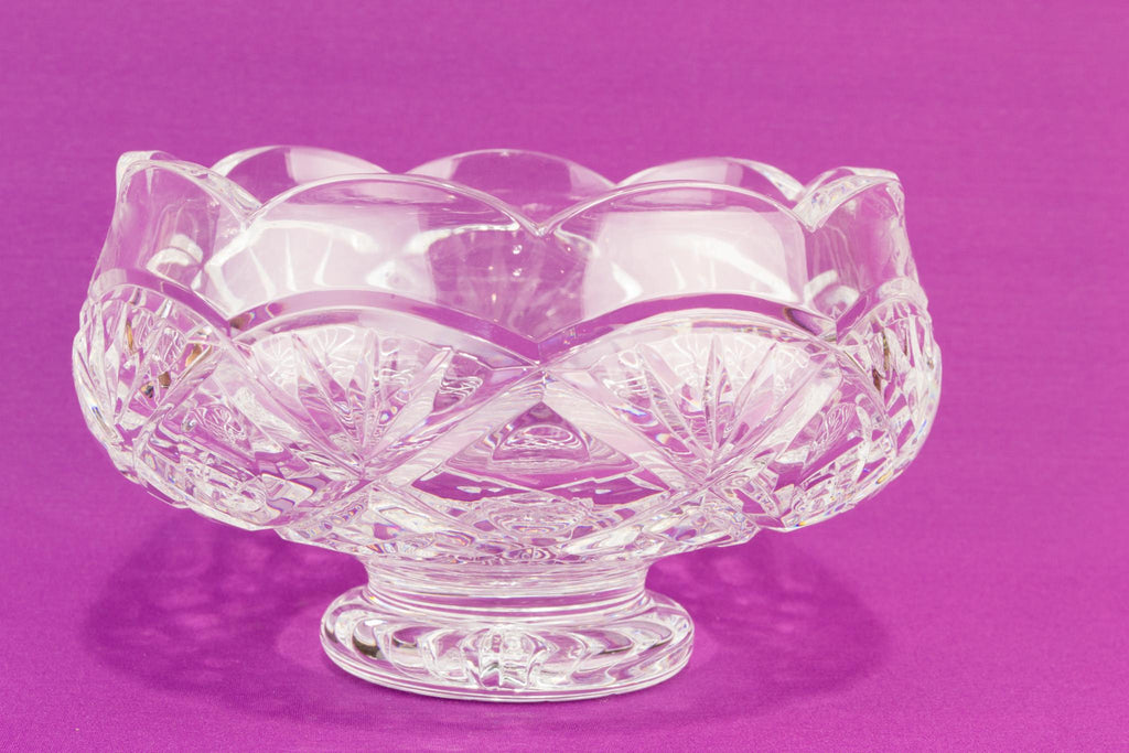 Waterford cut crystal glass bowl