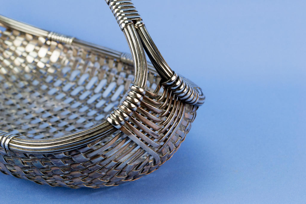 Christofle Art Deco bread basket, French 1930s
