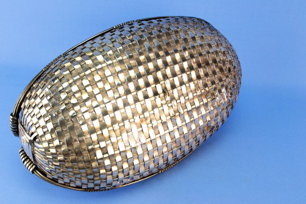 Christofle Art Deco bread basket, French 1930s