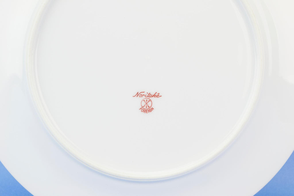6 Noritake gilded medium plates, Japanese circa 1950