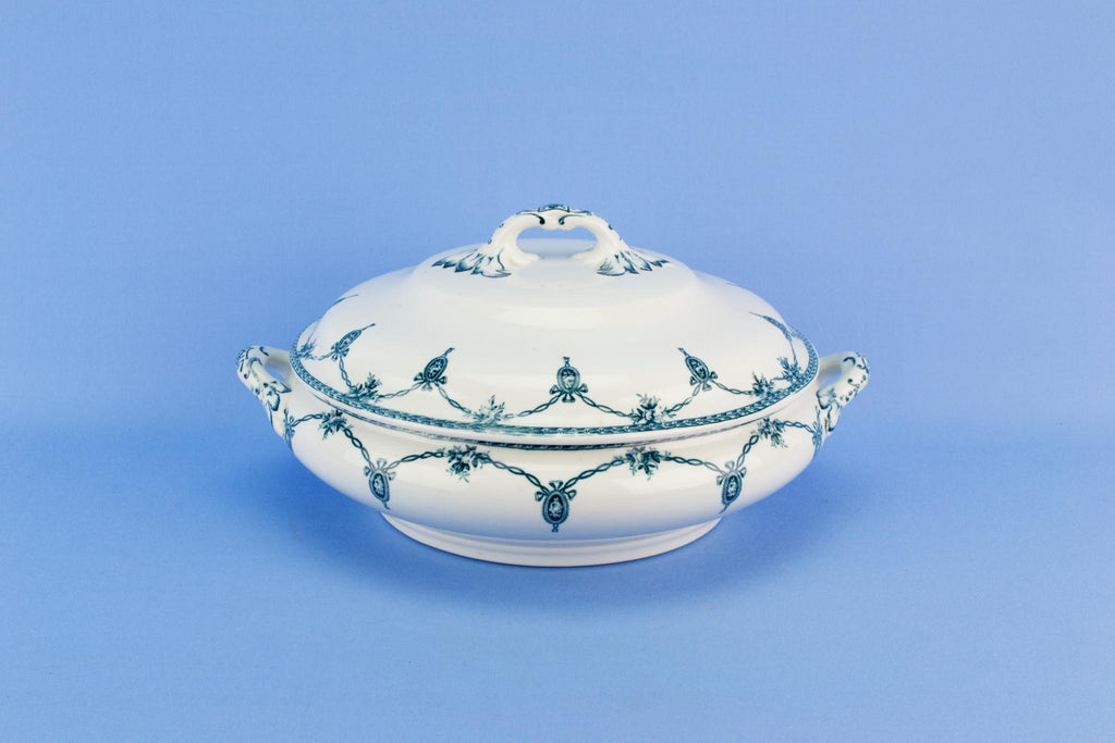 Blue and white Losol ware tureen, English 1920s