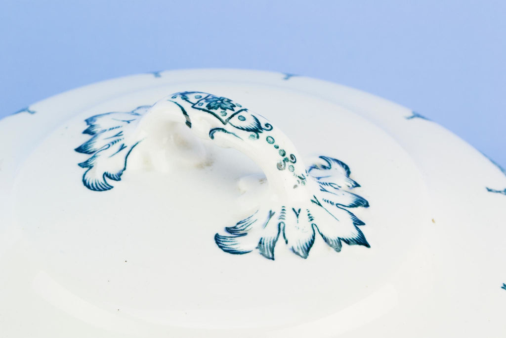 Blue and white Losol ware tureen, English 1920s