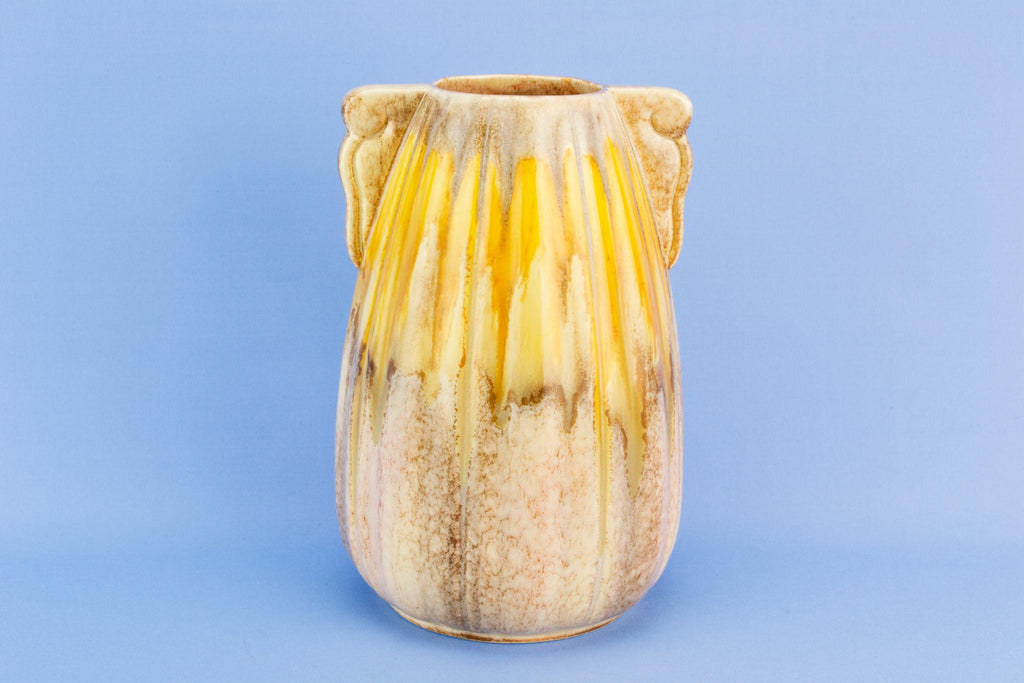 Art Deco Sylvac pottery vase, English mid 20th century