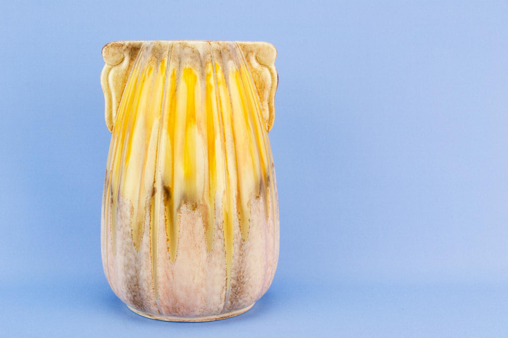 Art Deco Sylvac pottery vase, English mid 20th century