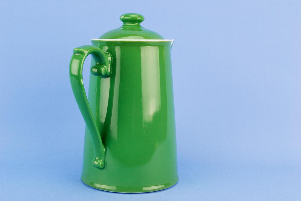 Green Mid-Century Modern Coffee Pot by Royal Worcester