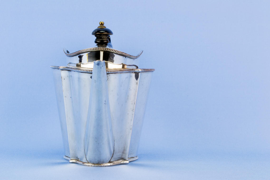 Silver plated teapot, English circa 1930