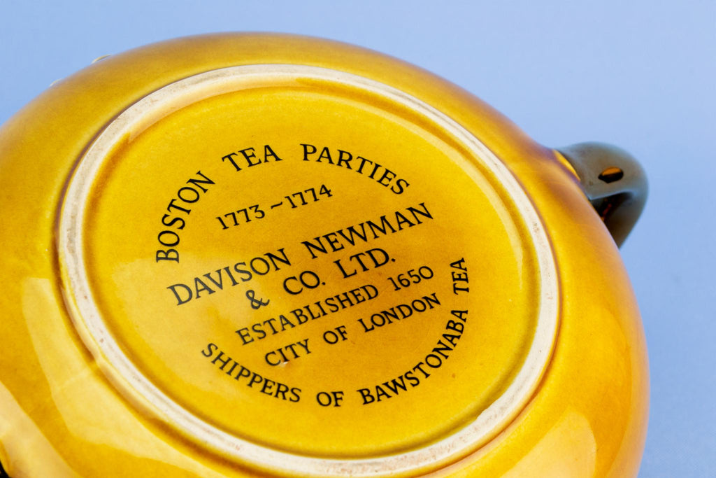 Boston Tea Party Teapot, English 1970s