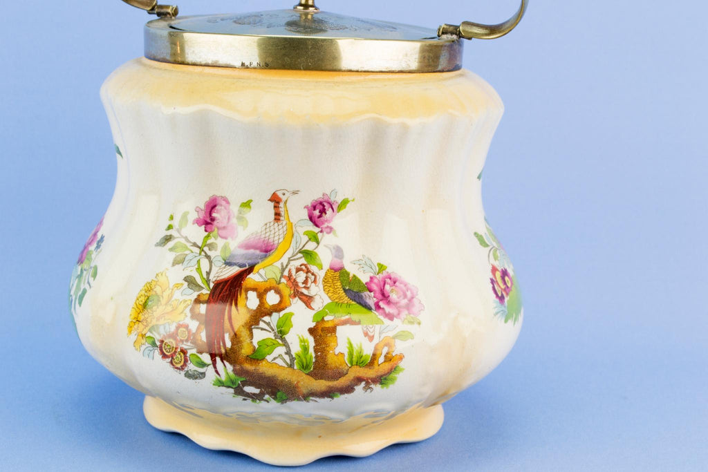 Ceramic storage jar, English circa 1900
