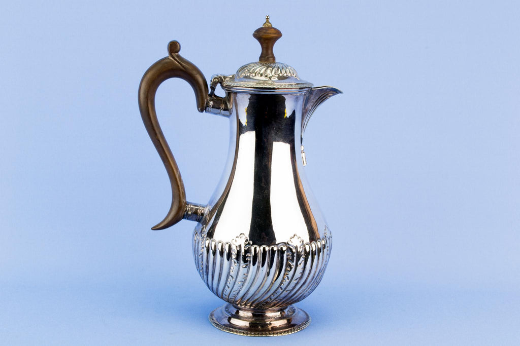 Silver plated coffee pot by Mappin Brothers, English 1930s