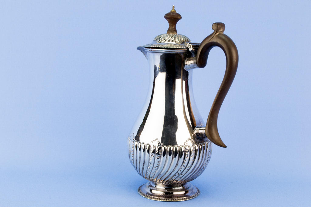 Silver plated coffee pot by Mappin Brothers, English 1930s