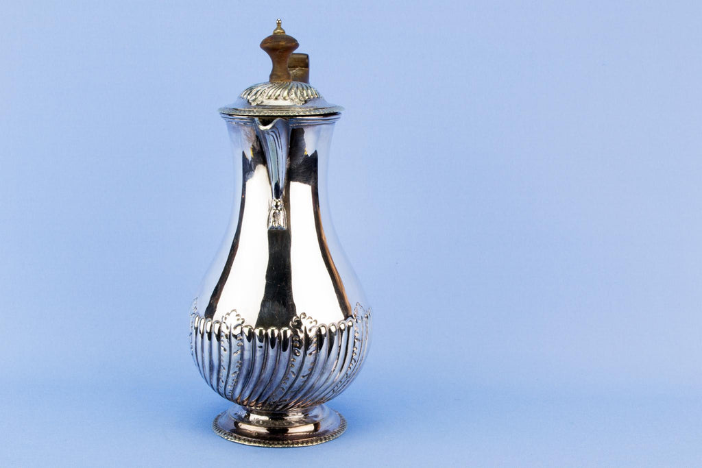 Silver plated coffee pot by Mappin Brothers, English 1930s