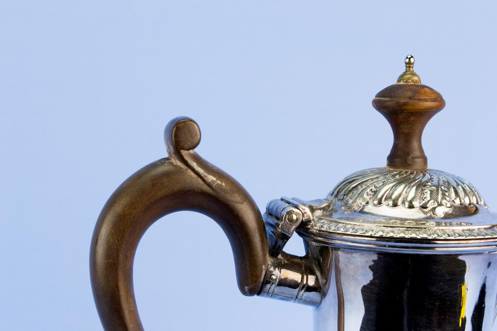 Silver plated coffee pot by Mappin Brothers, English 1930s