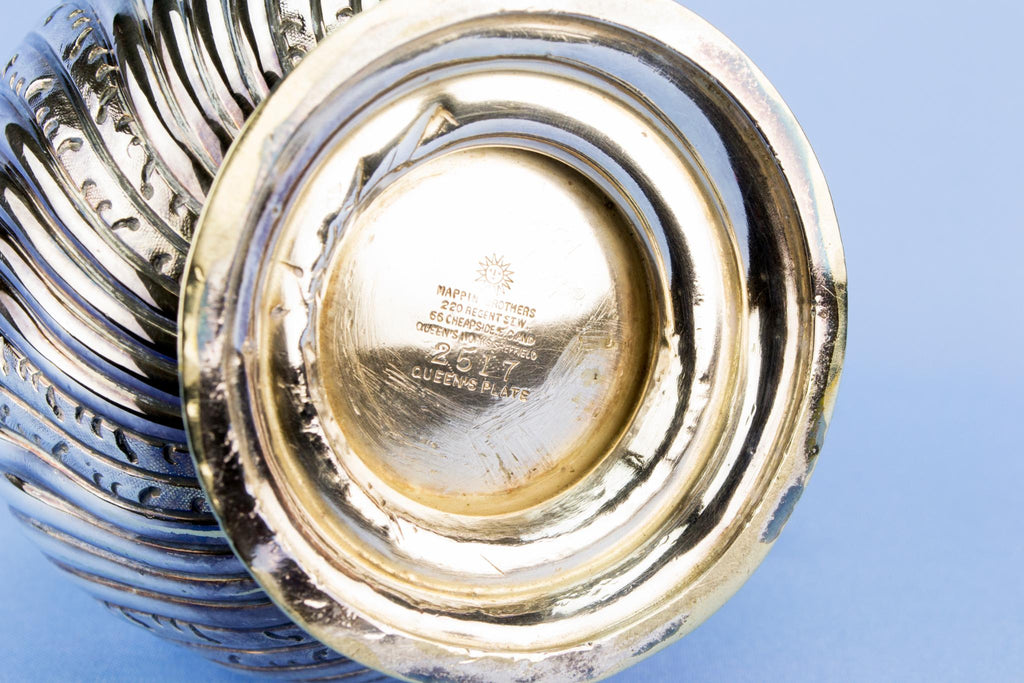 Silver plated coffee pot by Mappin Brothers, English 1930s