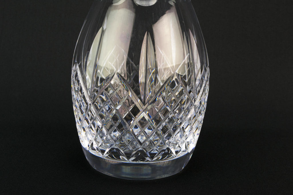 Edinburgh Crystal Cut Glass Barrel Decanter