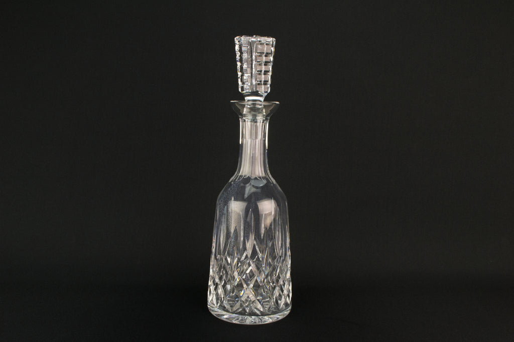 Waterford Cut Glass Tall Mallet Decanter
