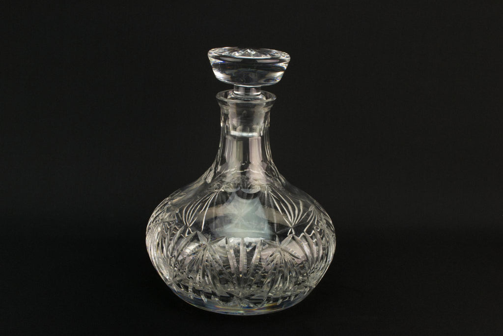 Massive Cut Glass Port or Sherry decanter